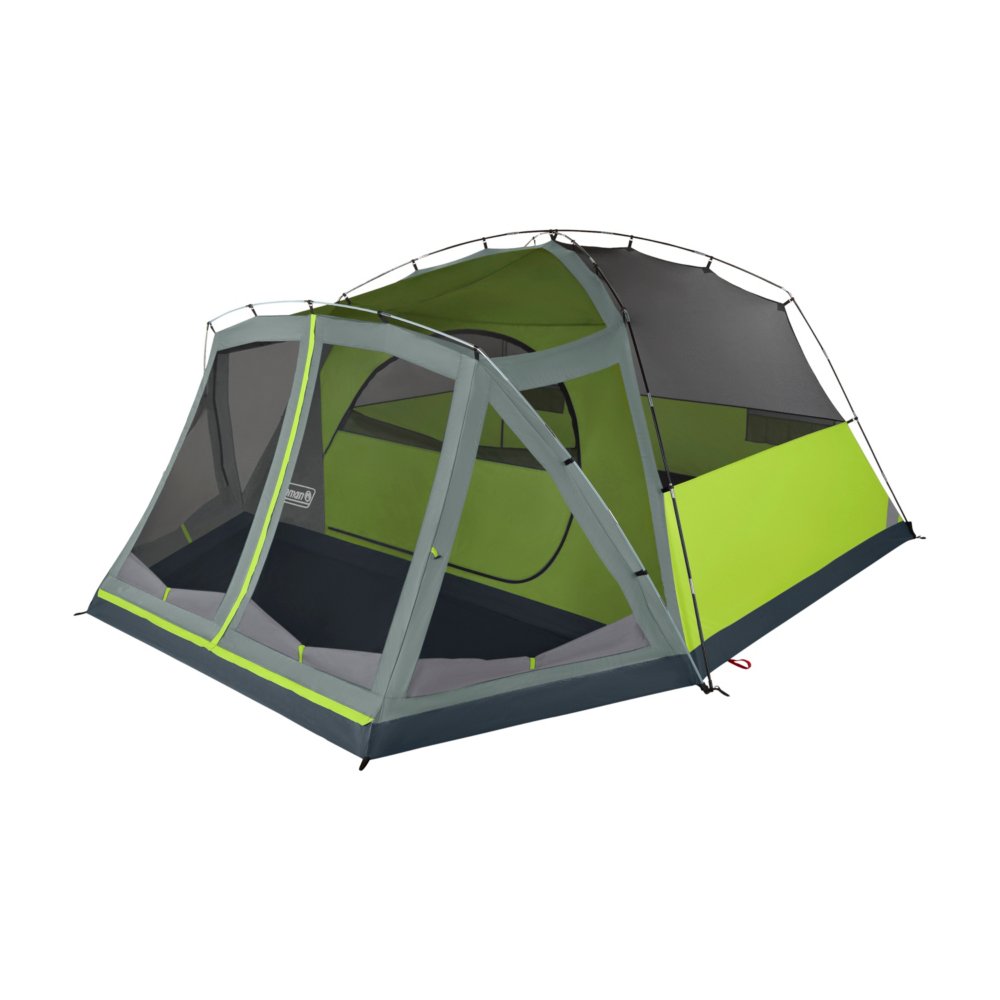 Skydome™ 8-Person Camping Tent with Screen Room, Rock Grey | Coleman